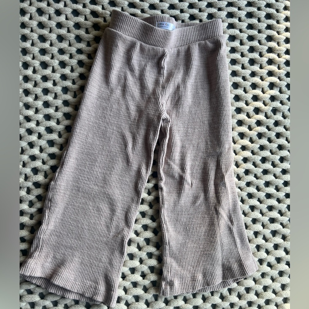 Little Co by Lauren Conrad size 6 girls dusty rose wide leg pants